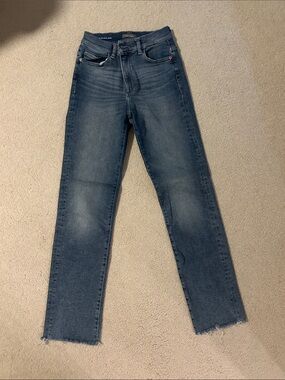 Zara Women's Dark Blue Ankle Crop Jeans